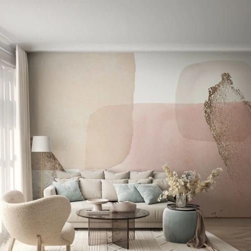 Fototapetă personalizată Premium Canvas - O privire prin culoare - Abstracția, Bucată, Model modern