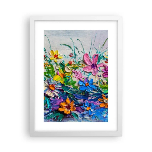 Poster în ramă albă - Nu este deloc o natură moartă - 30x40 cm