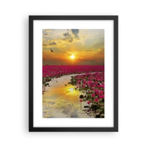 Poster în ramă neagră - Viața secretă a lacului - 30x40 cm