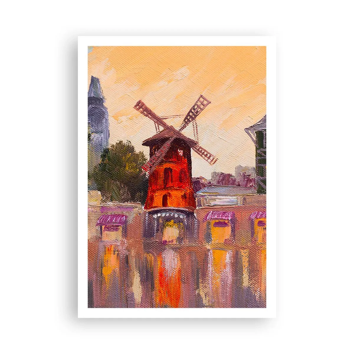 Poster - Icoane pariziene - Moulin Rouge - 70x100 cm