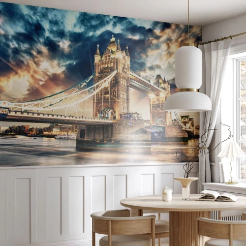 Tapet Premium Sand - Un monument al imperiului victorian - Oraș, Londra, Arhitectură - 100x70 cm