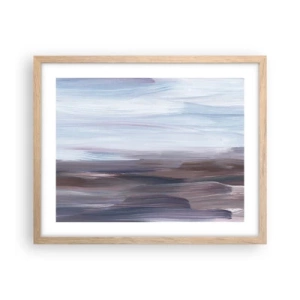 Poster în ramă de stejar deschis - Elemente: apă - 50x40 cm