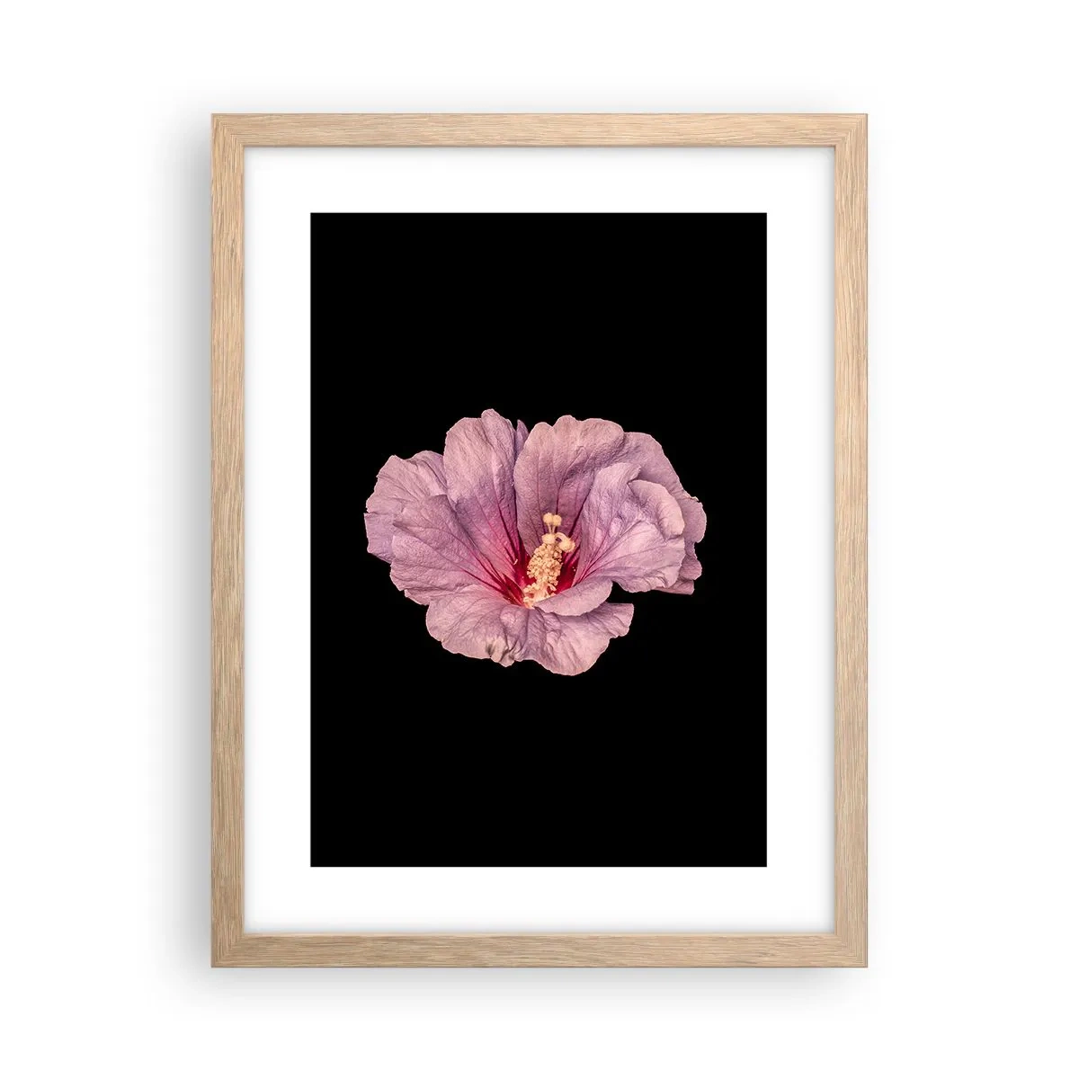 Poster în ramă de stejar deschis - Direct la inimă - 30x40 cm