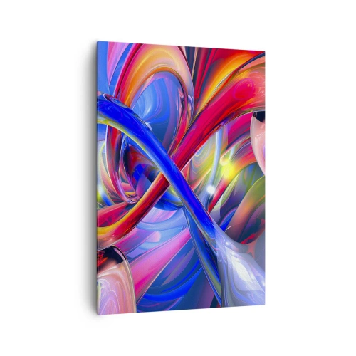 Tablou pe pânză - Dansul culorilor - 70x100 cm