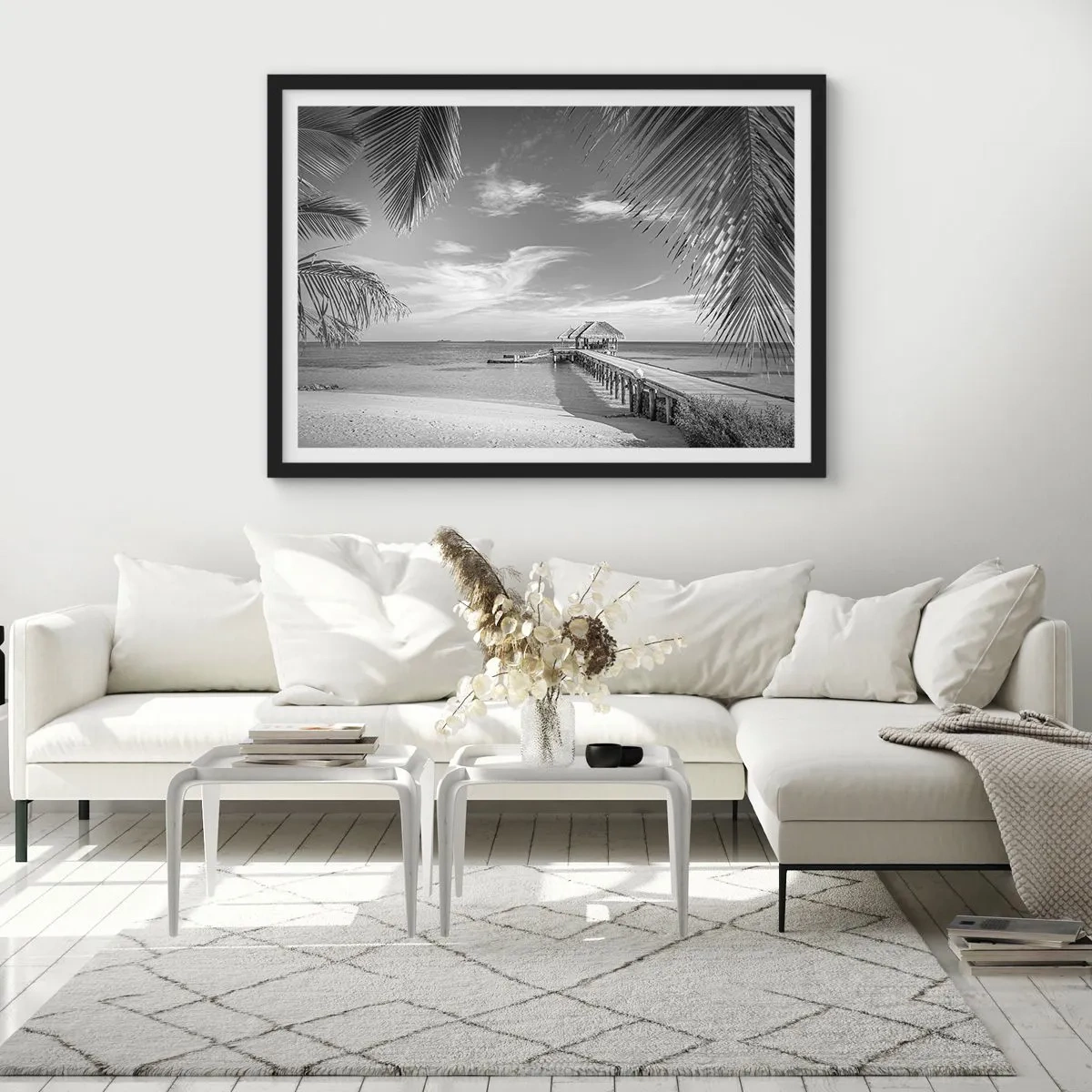 Poster în ramă neagră - O amintire sau un vis? - 70x50 cm