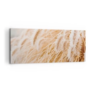 Tablou pe pânză - Foșnetul auriu al ierburilor - 100x40 cm