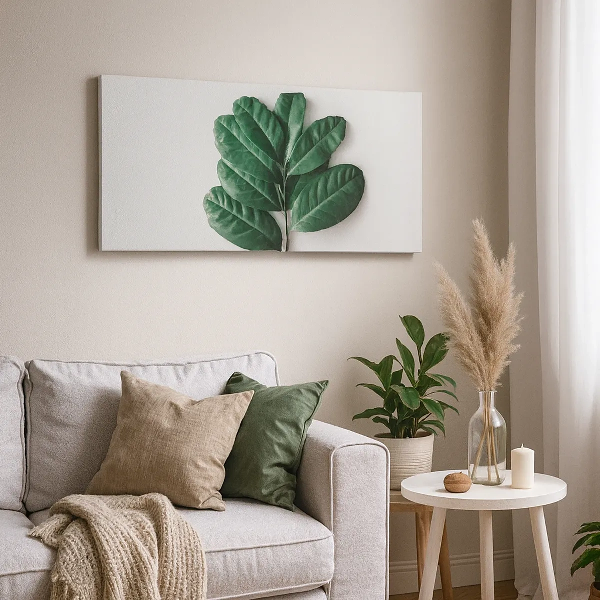 Tablou pe pânză - Desenul naturii însăși - 30x30 cm