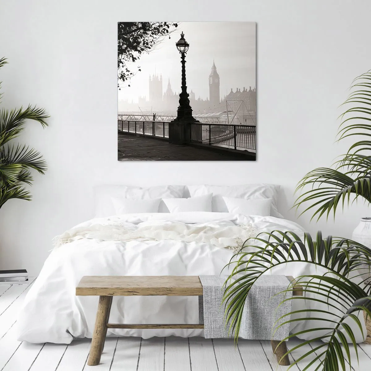 Tablou pe pânză - Londra de dimineața - 50x50 cm