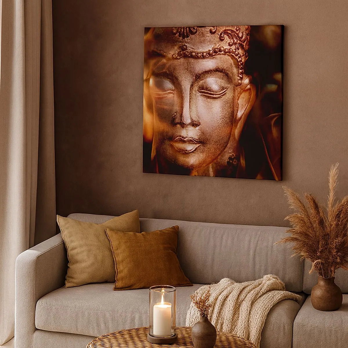 Tablou pe pânză - Există doar aici și acum - 30x30 cm