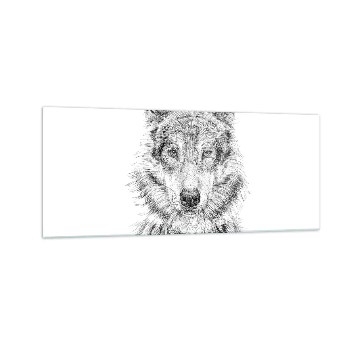 Tablou pe sticlă - Un lider înnăscut - 100x40 cm