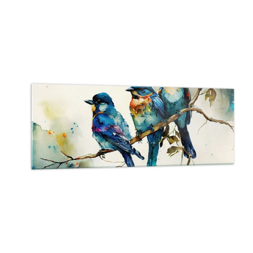 Tablou pe sticlă - Se simte jignit? - 140x50 cm