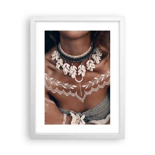 Poster în ramă albă - Talismanele, ritualurile feminității - 30x40 cm