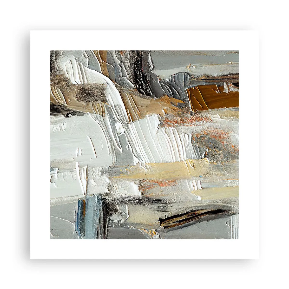 Poster - Stratificare colorată - 40x40 cm