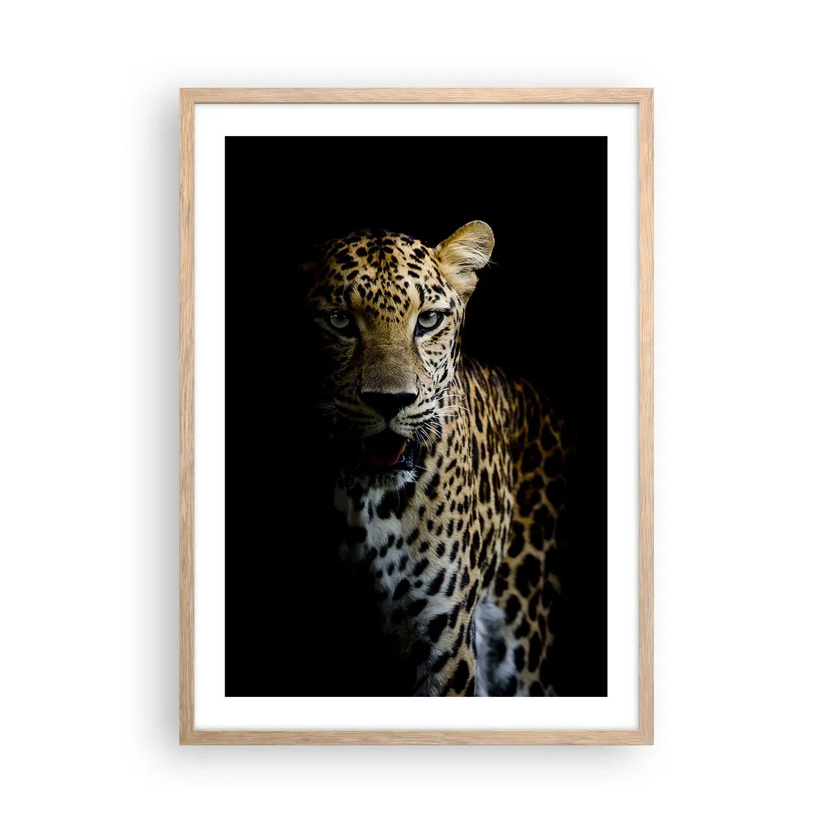 Poster în ramă de stejar deschis - Frumusețe întunecată - 50x70 cm