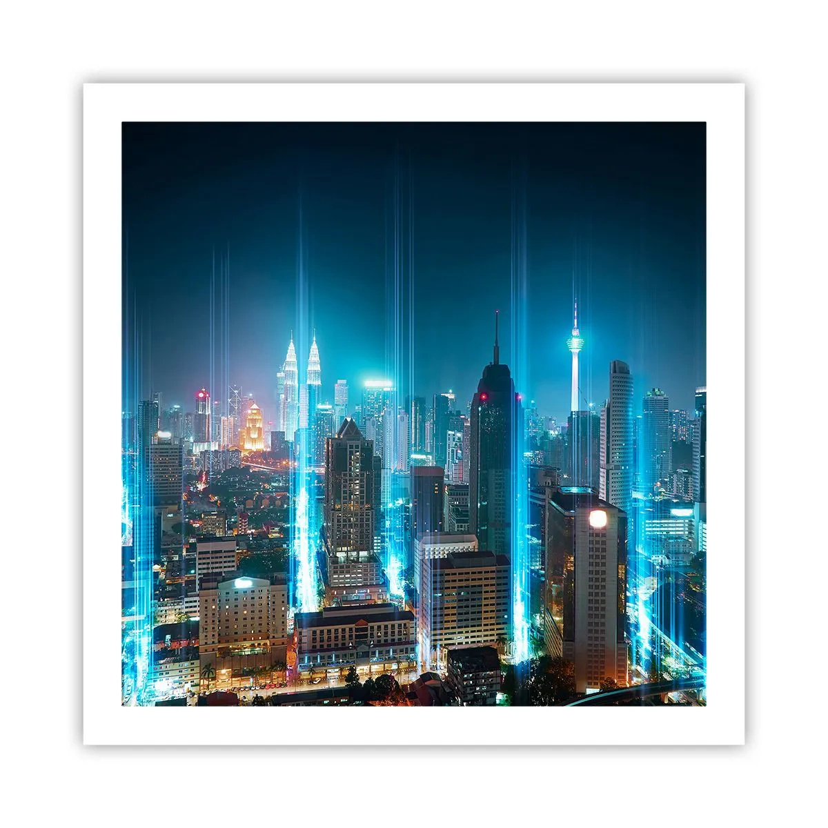 Poster - Prin Berlin spre cer - 60x60 cm