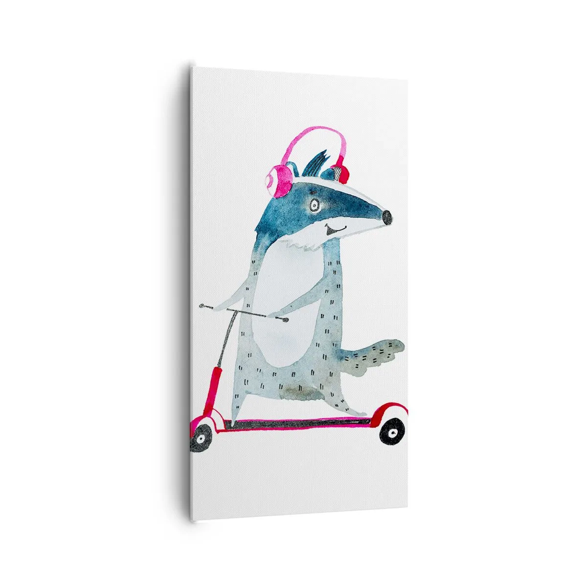 Tablou pe pânză - Bucurie de bursuc - 65x120 cm