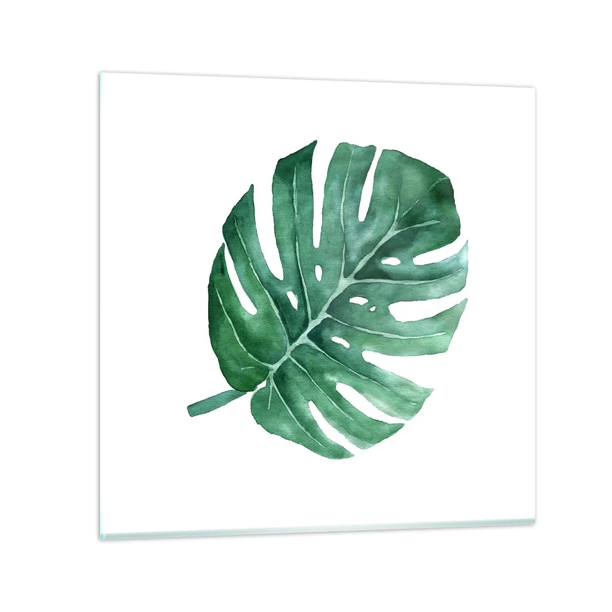 Tablou pe sticlă - Conceptul verde - 30x30 cm