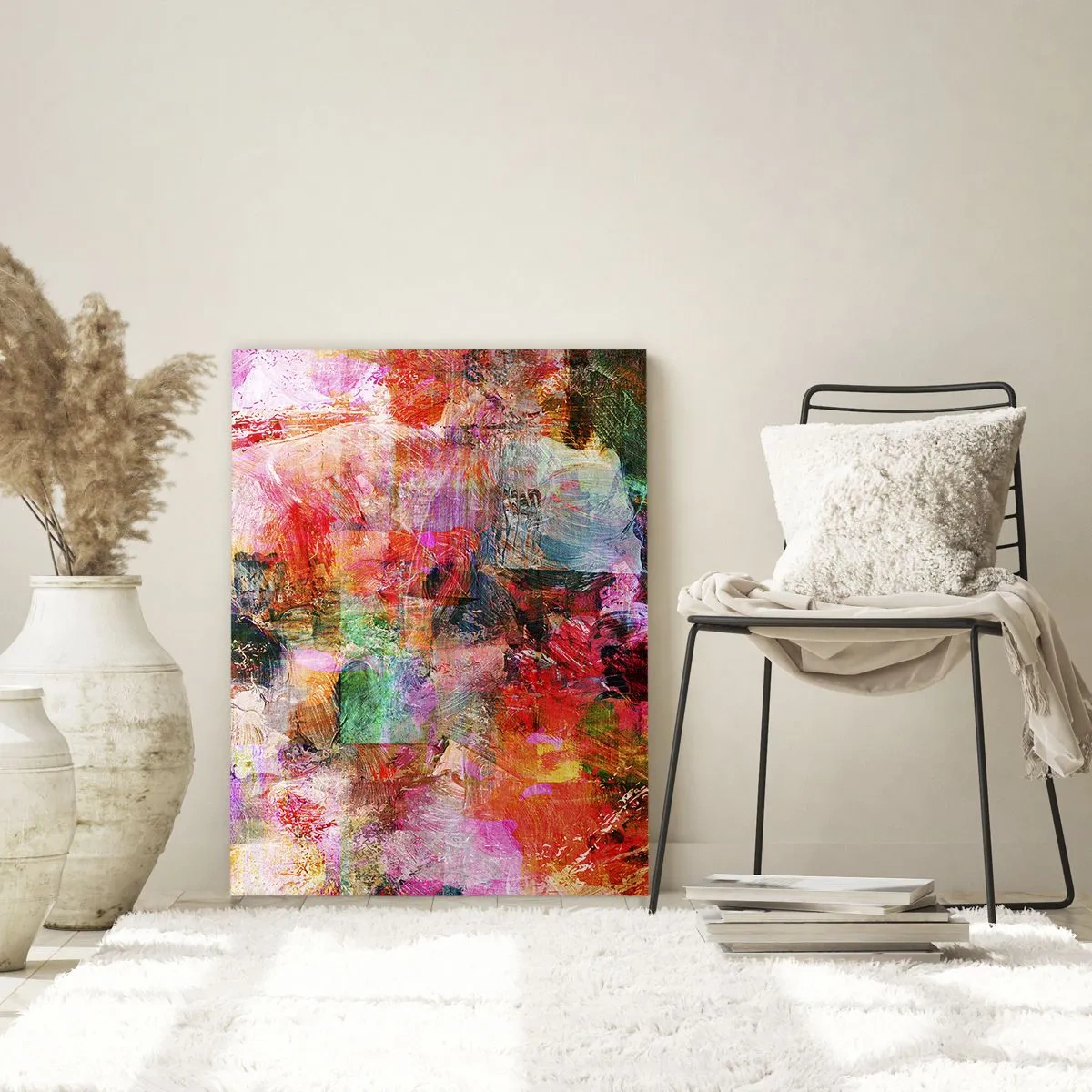 Tablou pe sticlă - O călătorie prin roz - 50x70 cm