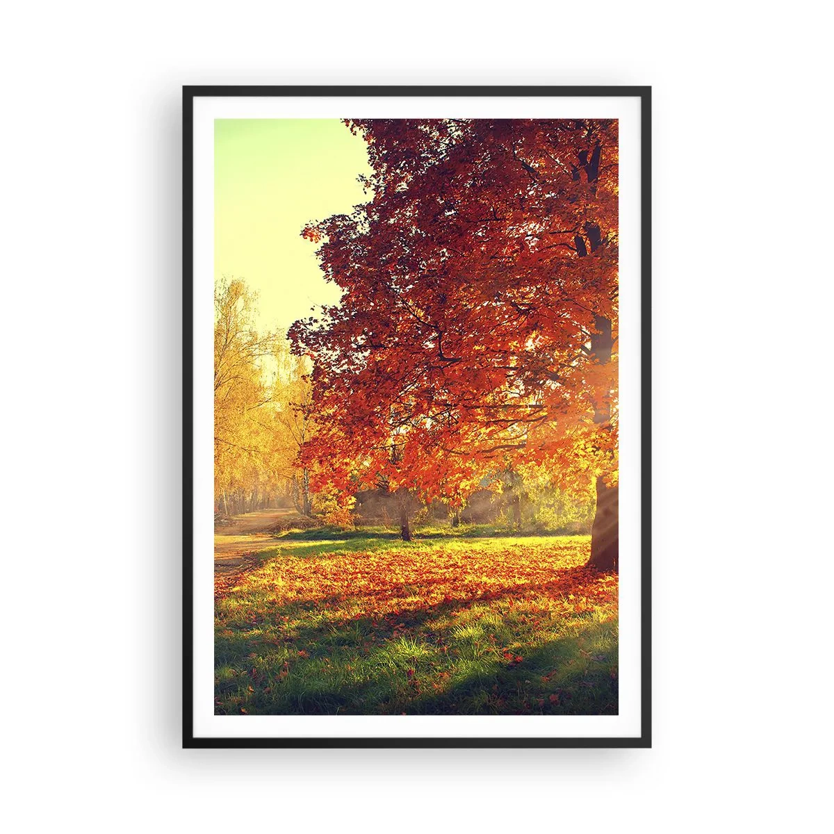 Poster în ramă neagră - Roșcatul este frumos - 70x100 cm