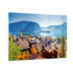 Tablou pe sticlă - Nici că se putea mai pitoresc - 100x70 cm