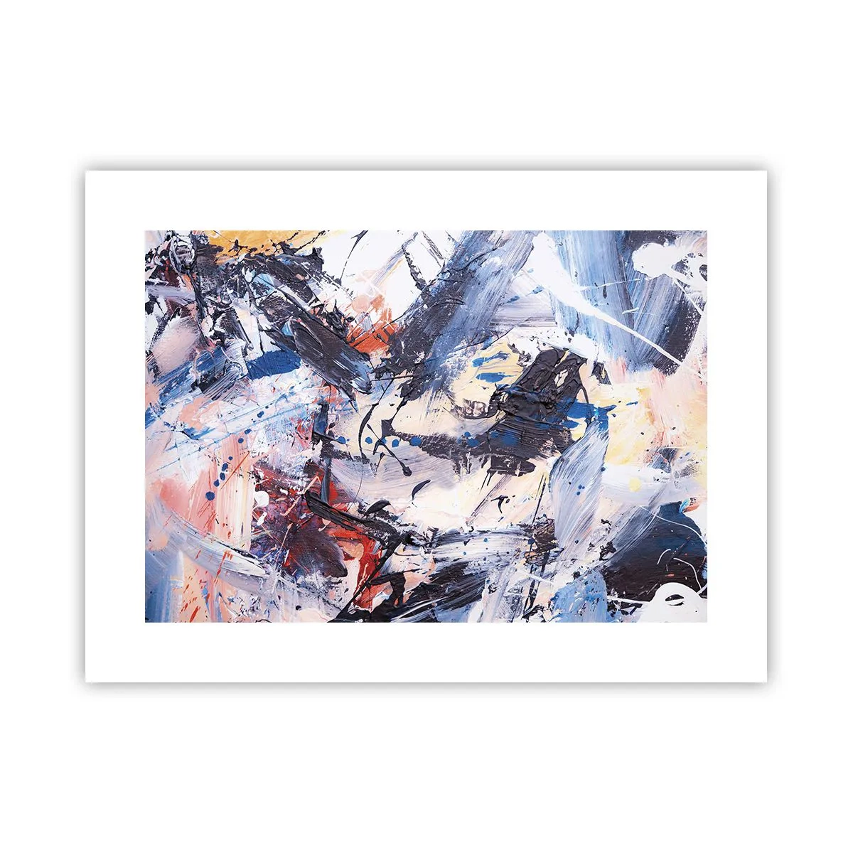 Poster - Dansul nebun al abstracției - 40x30 cm