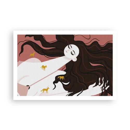 Poster - Visul despre calul de aur - 91x61 cm