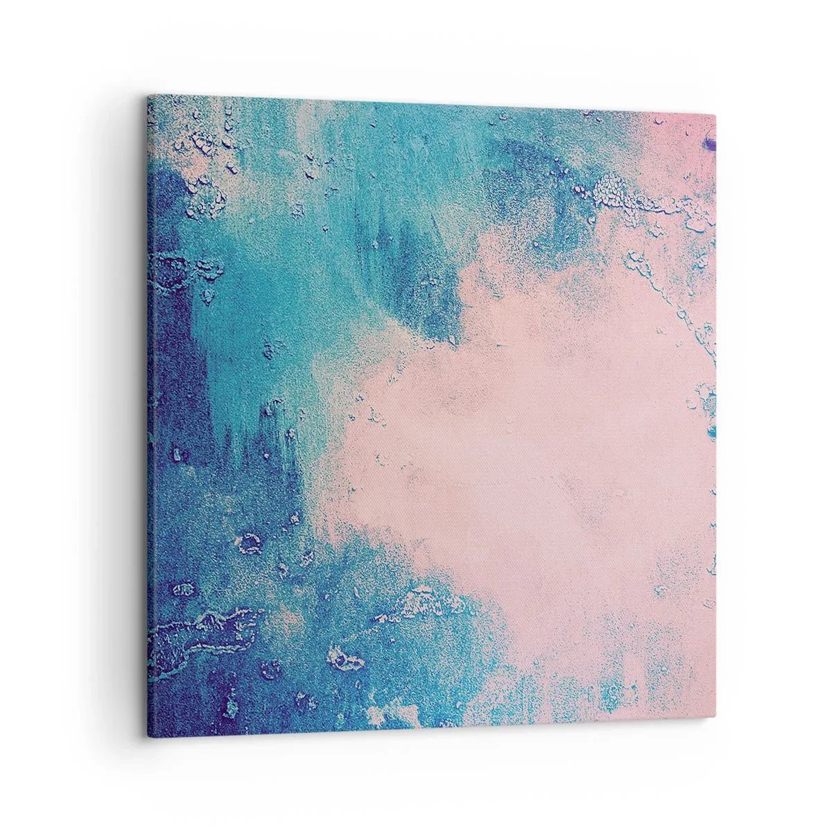 Tablou pe pânză - Îmbrățișare albastră - 50x50 cm