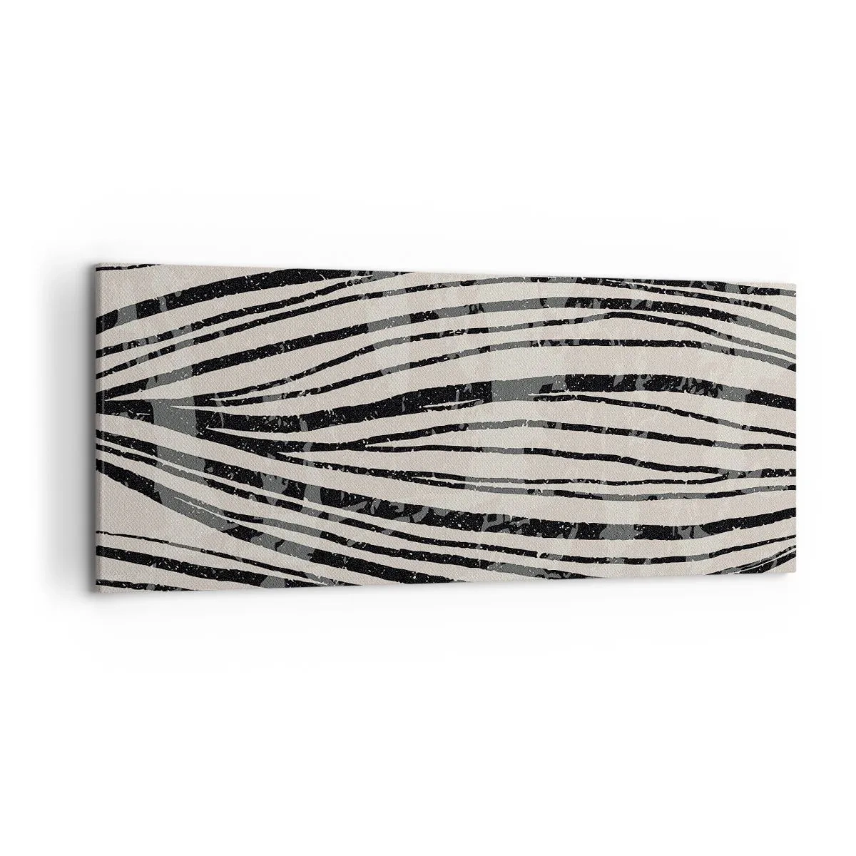 Tablou pe pânză - Deversare de linii - 120x50 cm