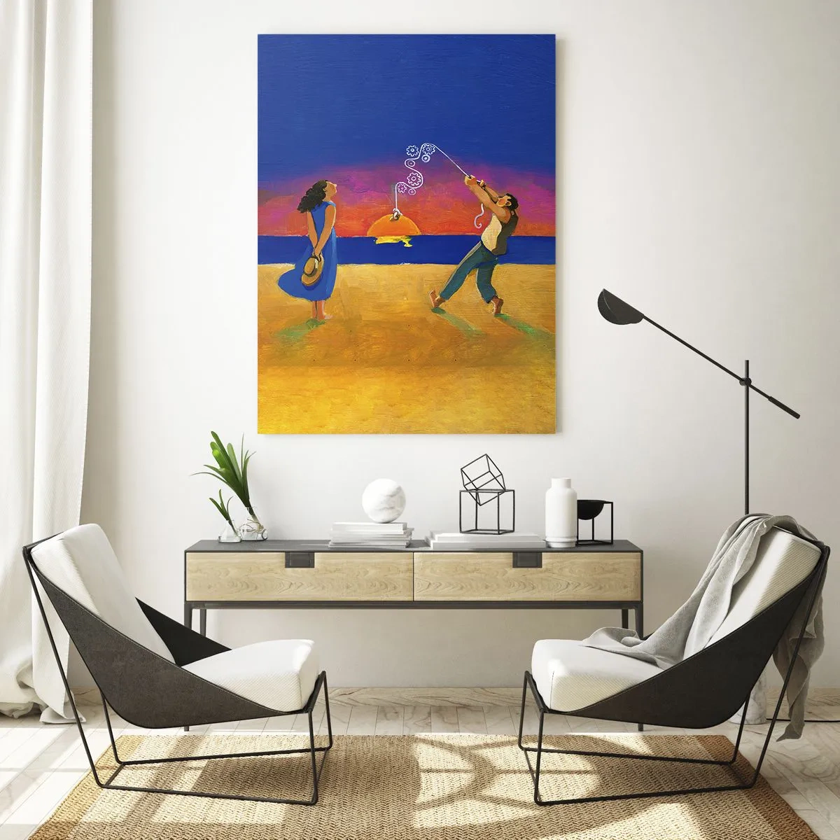 Tablou pe sticlă - Mai mult decât o stea din cer - 50x70 cm