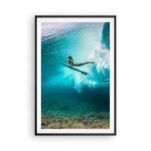 Poster în ramă neagră - Lumea subacvatică - 61x91 cm