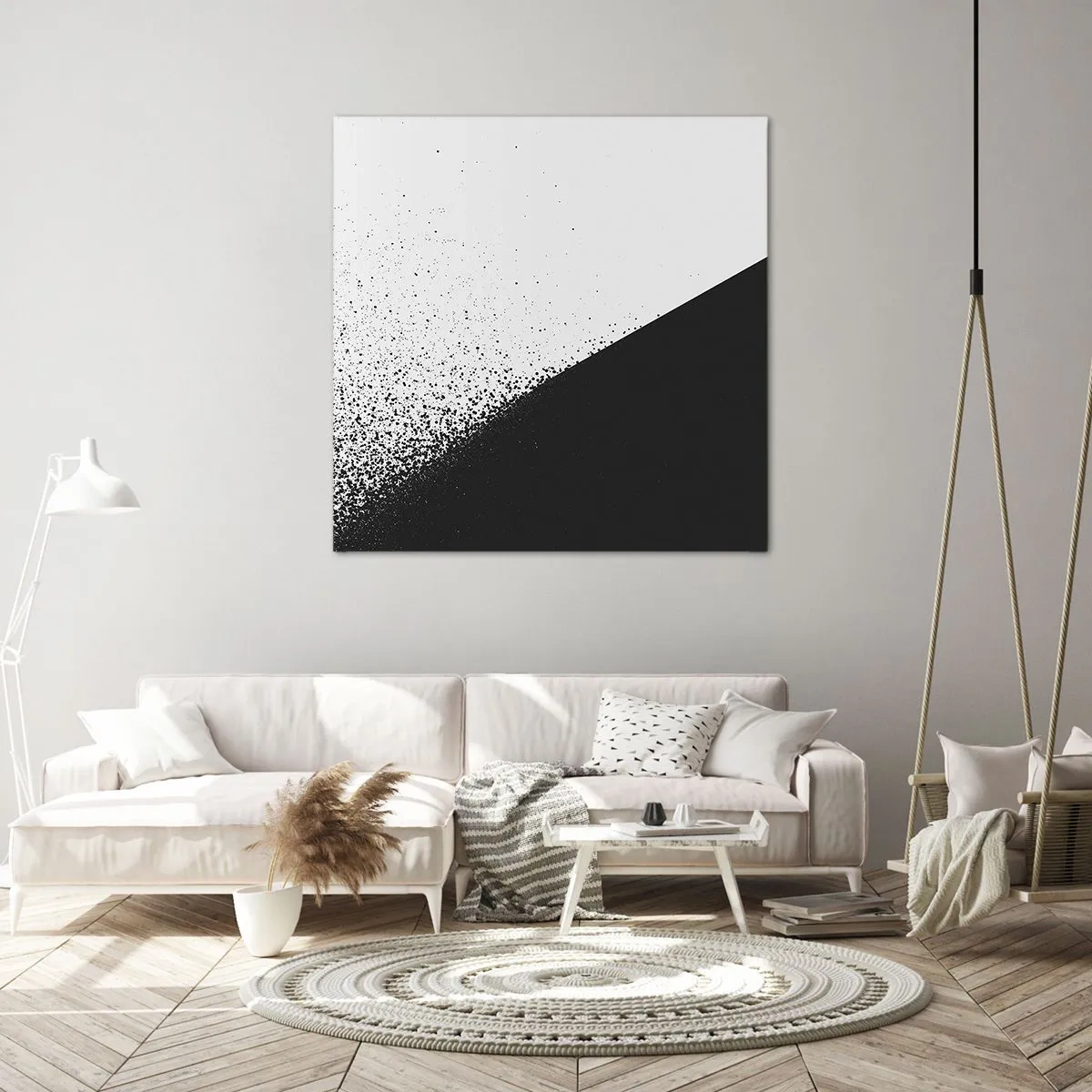 Tablou pe pânză - Din ce în ce mai repede, din ce în ce mai mult - 40x40 cm