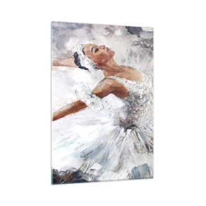 Tablou pe sticlă - Moale și ușoară ca tulul - 50x70 cm