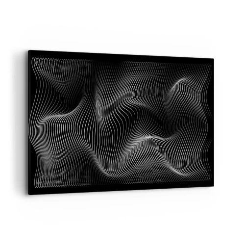 Tablou pe pânză - Dansul luminii în spațiu - 100x70 cm