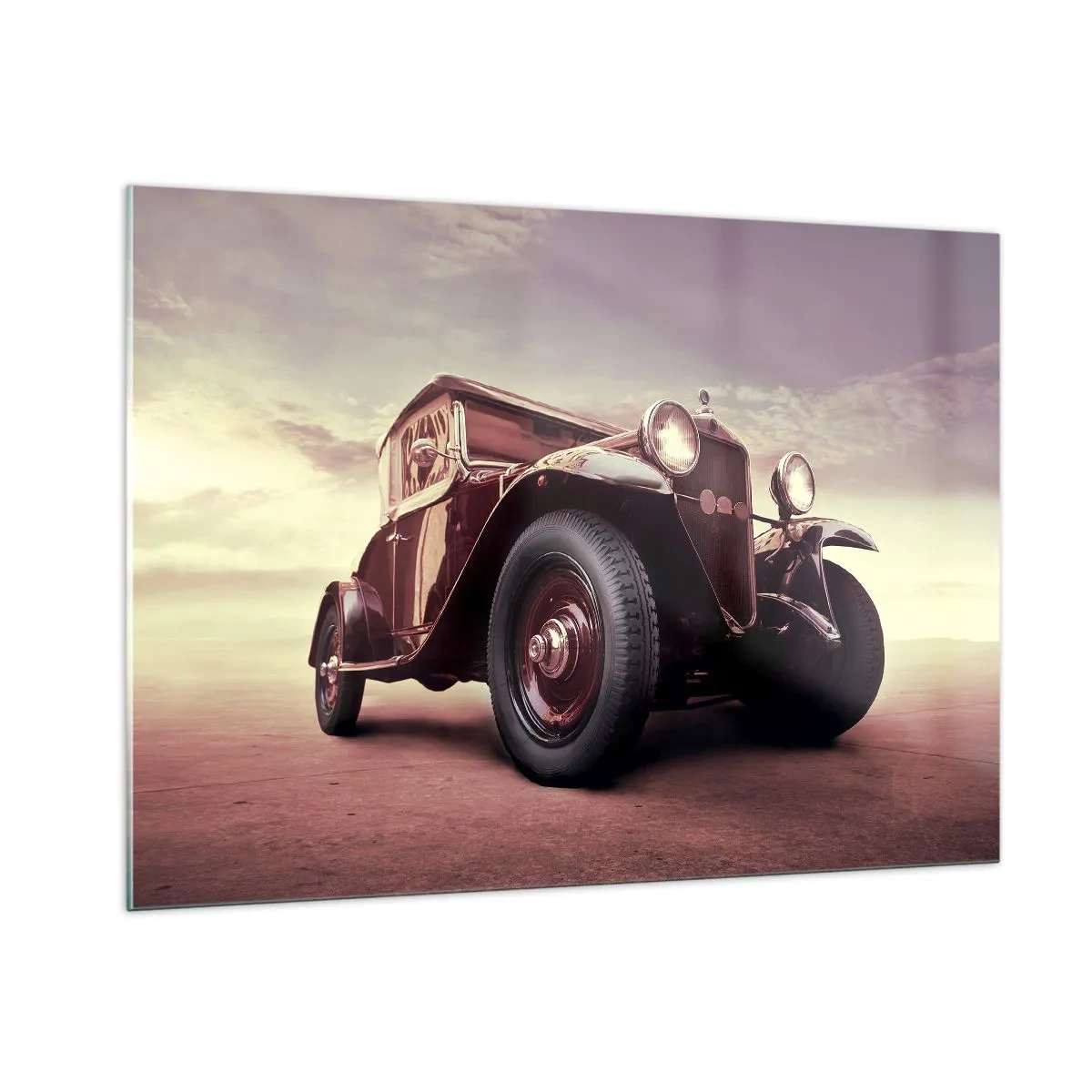 Tablou pe sticlă - Să ne întoarcem la vremurile de odinioară... - 100x70 cm