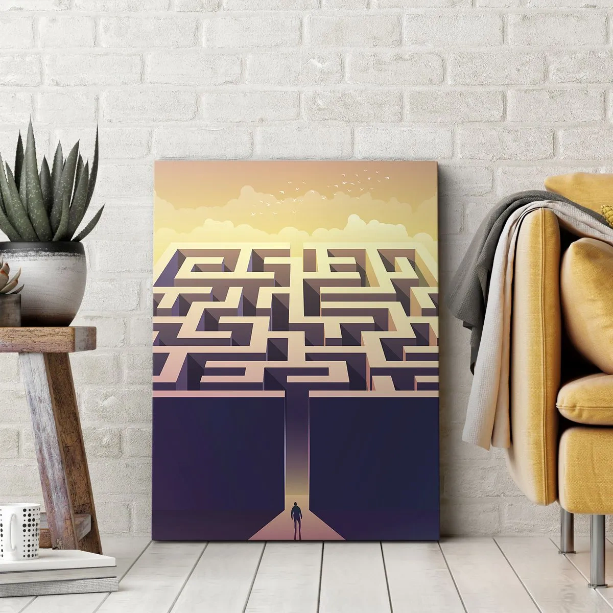 Tablou pe pânză - Momentul deciziei - 45x80 cm