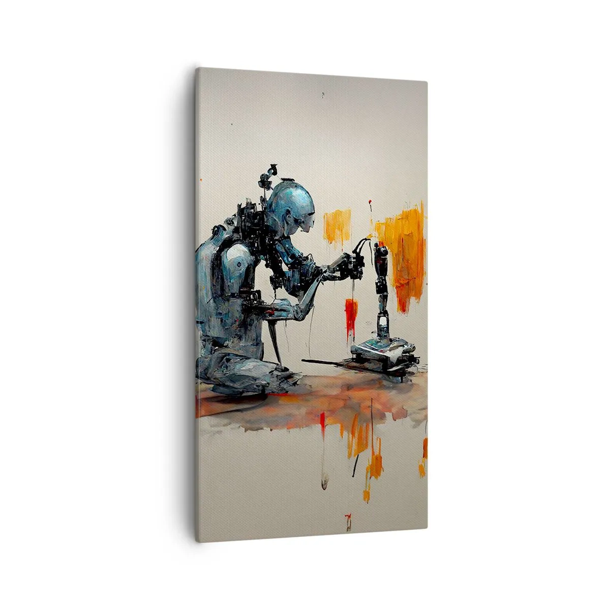 Tablou pe pânză - Vine ziua de mâine..... - 55x100 cm