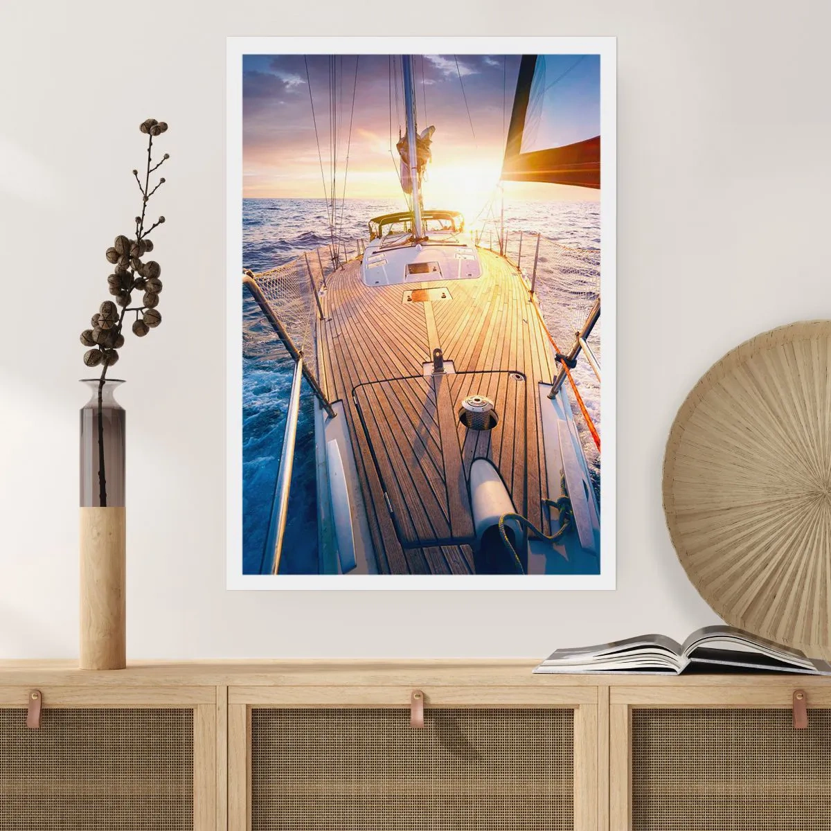 Poster - Alergând pe valuri - 70x100 cm