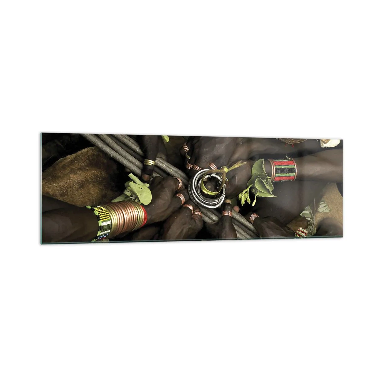 Tablou pe sticlă - Împreună - 160x50 cm