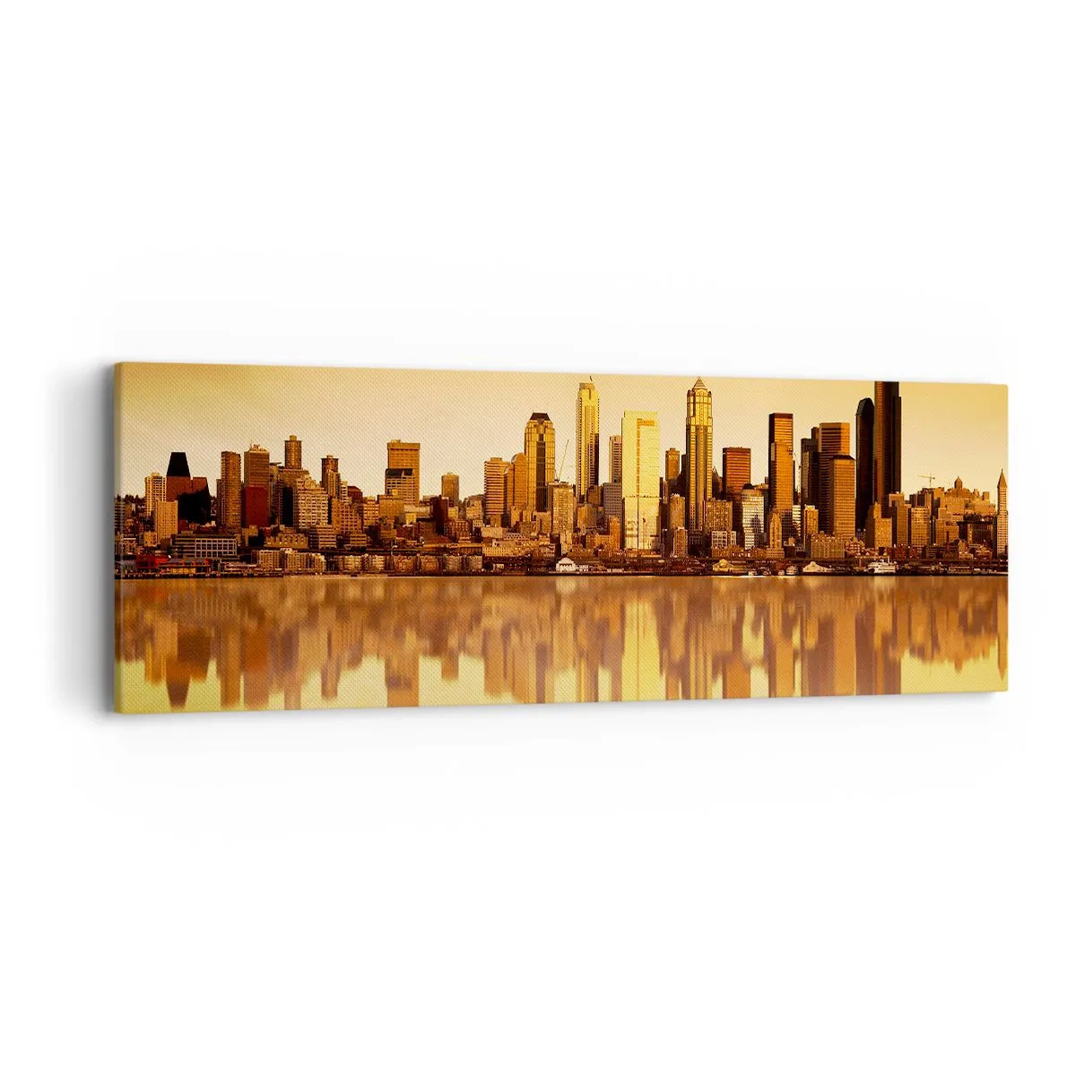 Tablou pe pânză - Liniștea metropolei - 90x30 cm