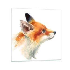 Tablou pe sticlă - Nu poți fi niciodată prea atent - 30x30 cm