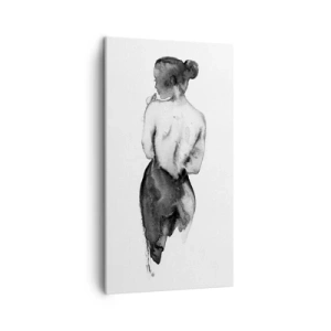 Tablou pe pânză - Cu ea lumea dispare - 45x80 cm