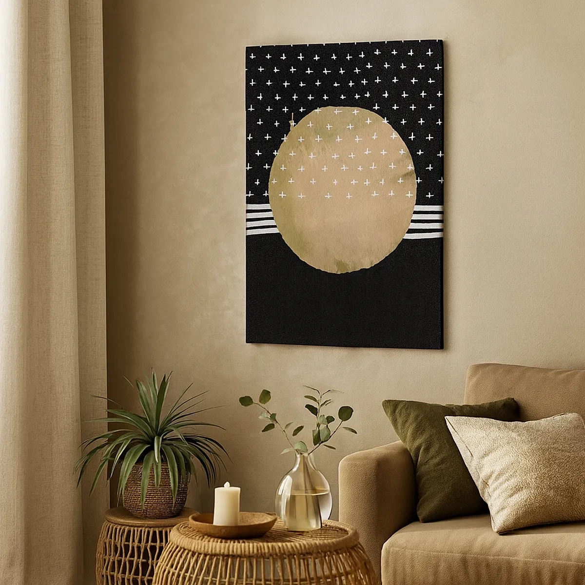 Tablou pe pânză - Compoziție: steagul galactic - 50x70 cm