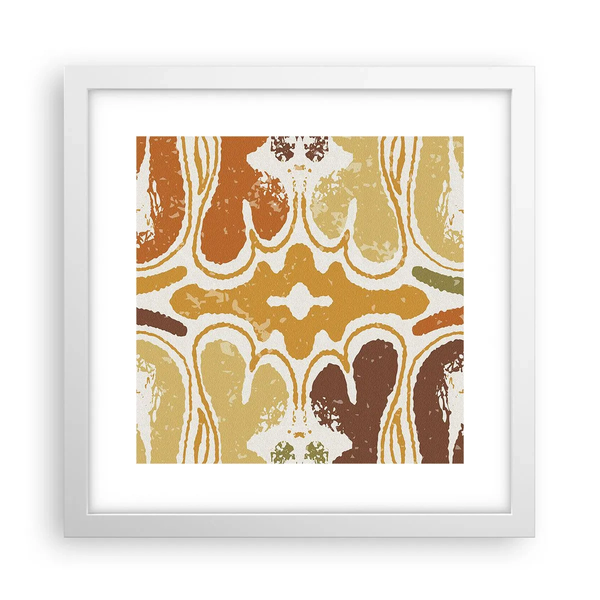 Poster în ramă albă - Abstracție sentimentală - 30x30 cm