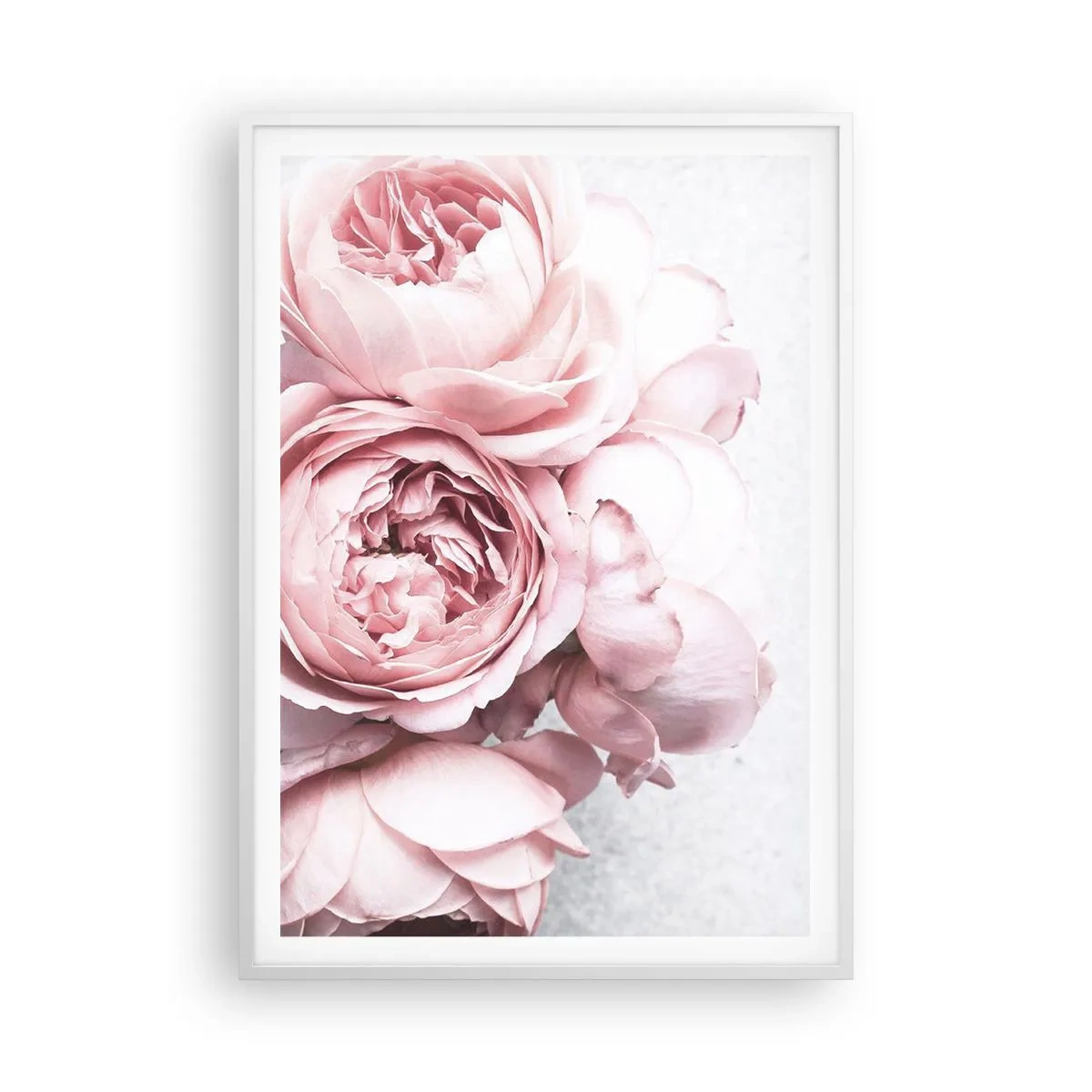 Poster în ramă albă - Pentru romantici - 70x100 cm