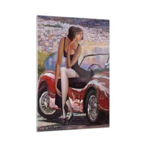 Tablou pe sticlă - Vară? Doar pe Riviera - 50x70 cm