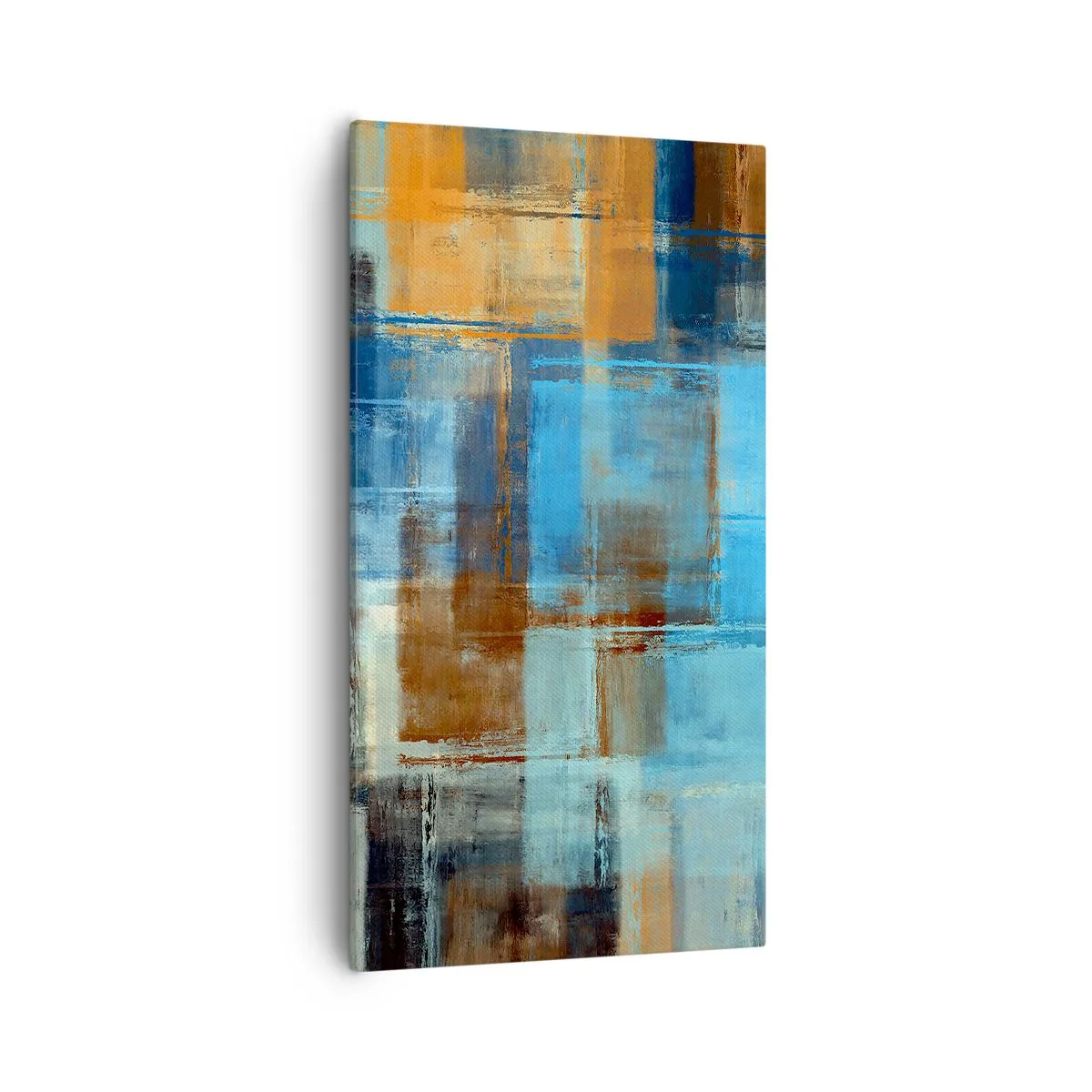 Tablou pe pânză - Prin valul albastru - 55x100 cm