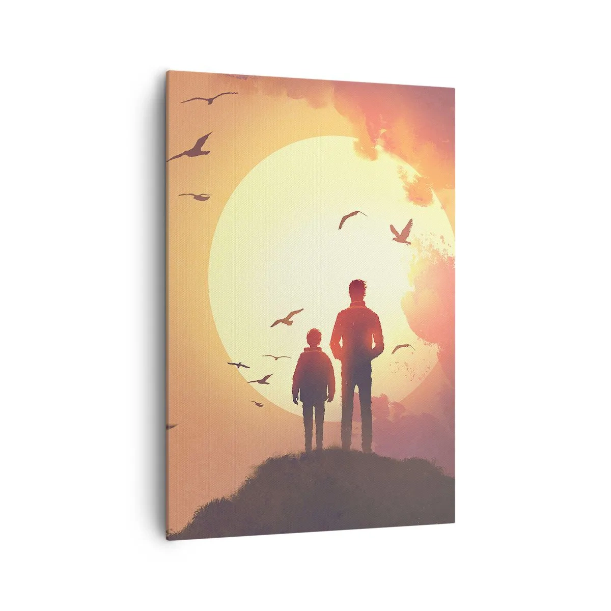 Tablou pe pânză - Față în față cu soarele - 70x100 cm