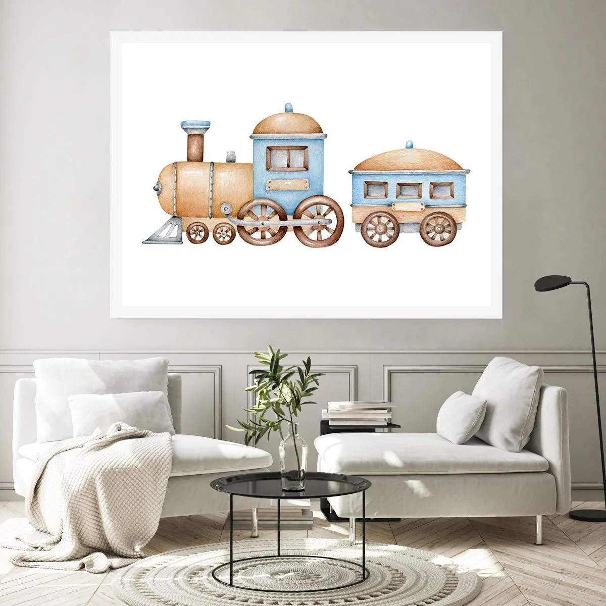 Poster - Trenulețul din copilărie - 100x70 cm