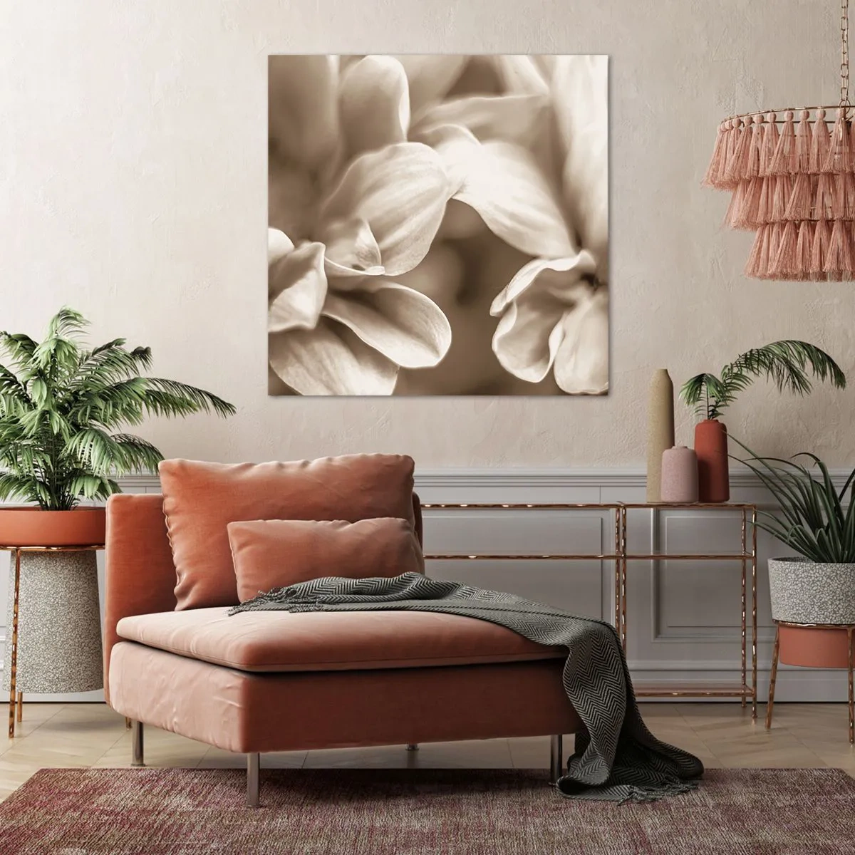 Tablou pe pânză - Blânde ca un zâmbet - 70x70 cm