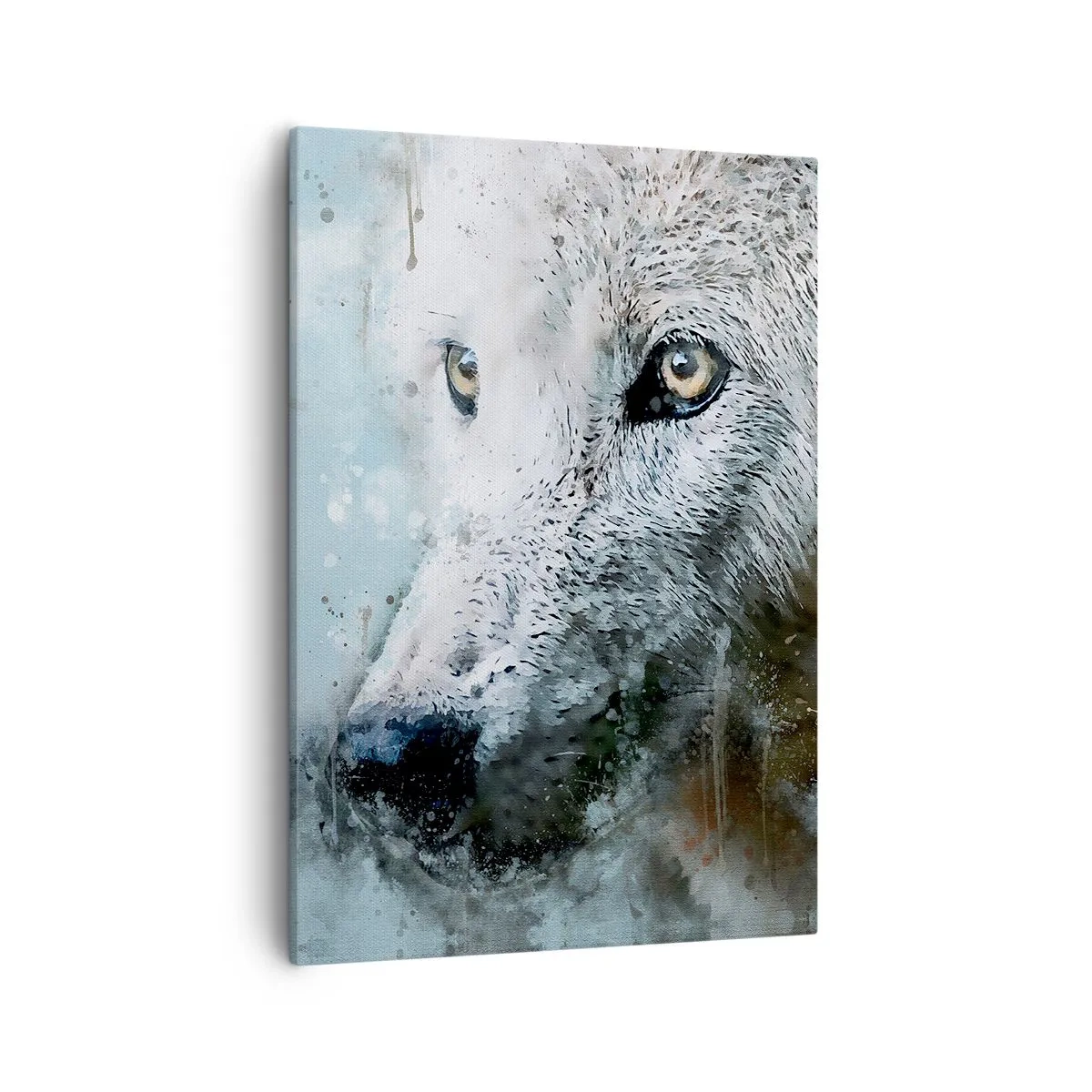 Tablou pe pânză - Faceți cunoștință cu sufletul lupului - 50x70 cm